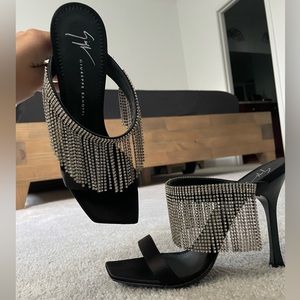 Giuseppe Zanotti crystal heel Sz 37